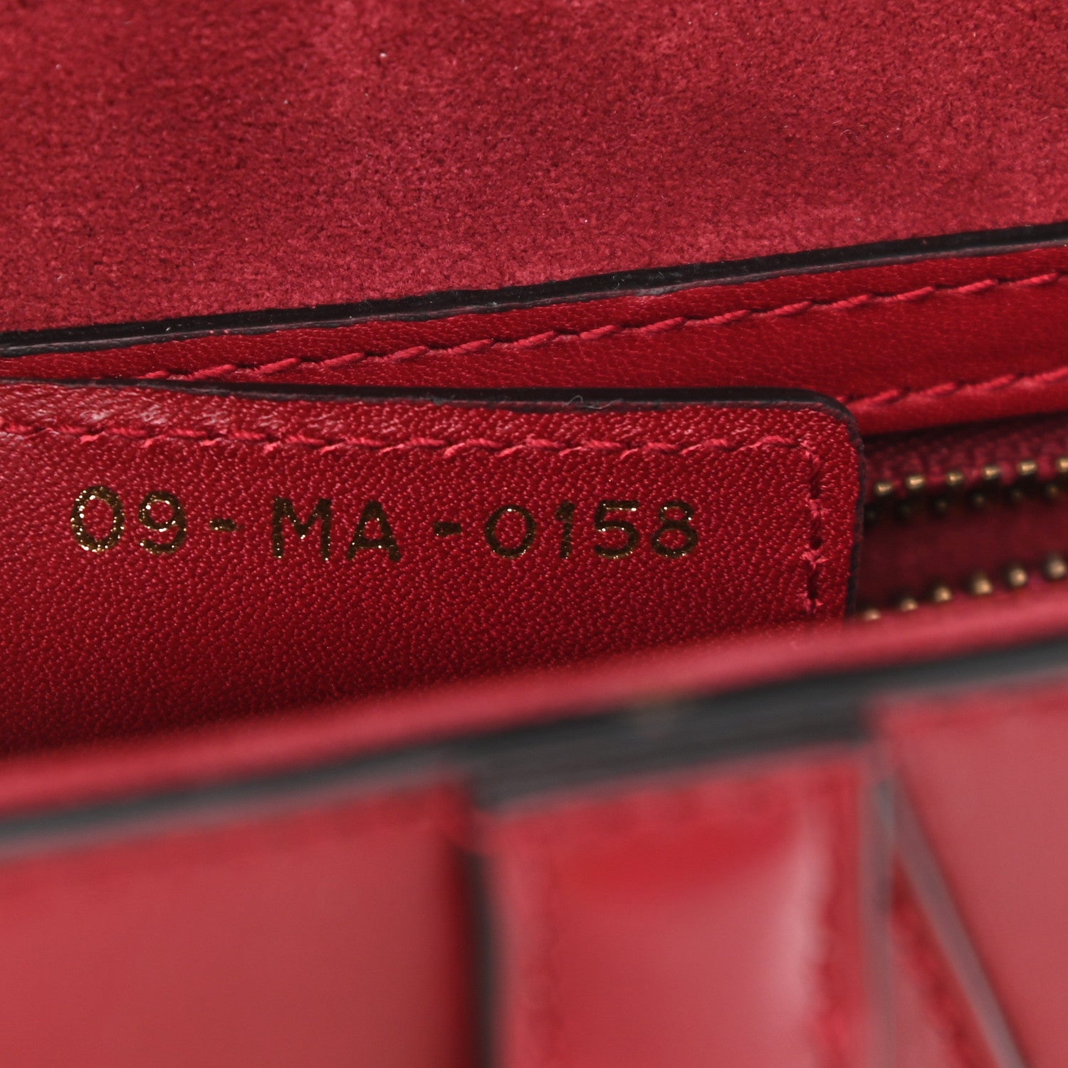 Christian Dior Calfskin Saddle Bag Scarlet 9 of 10