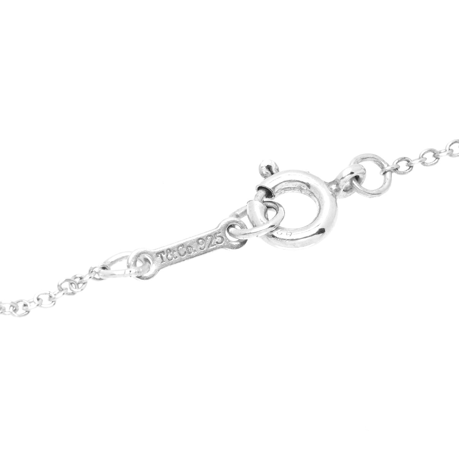 Tiffany Sterling Silver Paloma Picasso Tenderness Cross Pendant Necklace 6 of 7