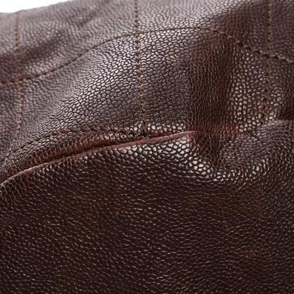 Chanel Caviar Outdoor Ligne Large Hobo Brown 10 of 11