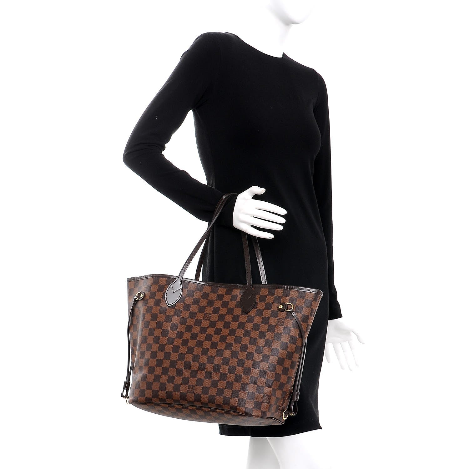 Louis Vuitton Damier Ebene Neo Neverfull MM 2 of 9