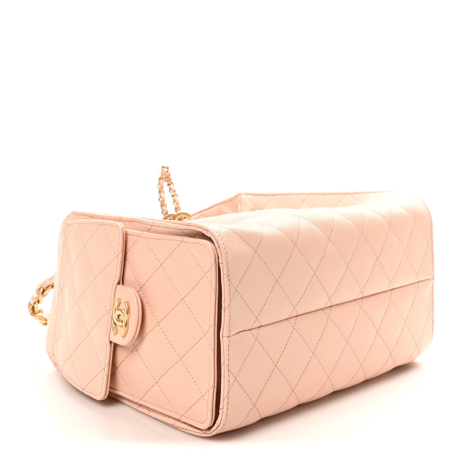 Chanel Caviar Quilted Small Chanel 25 Handbag Light Pink 4 of 11