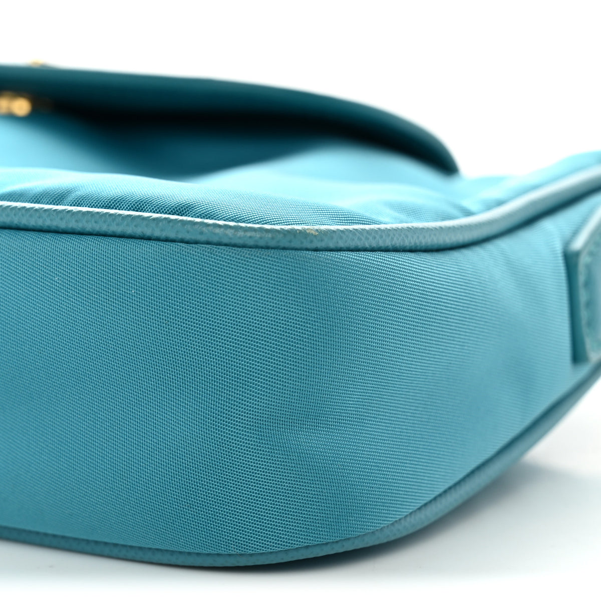 Prada Tessuto Nylon Saffiano Crossbody Bag Turchese 10 of 10