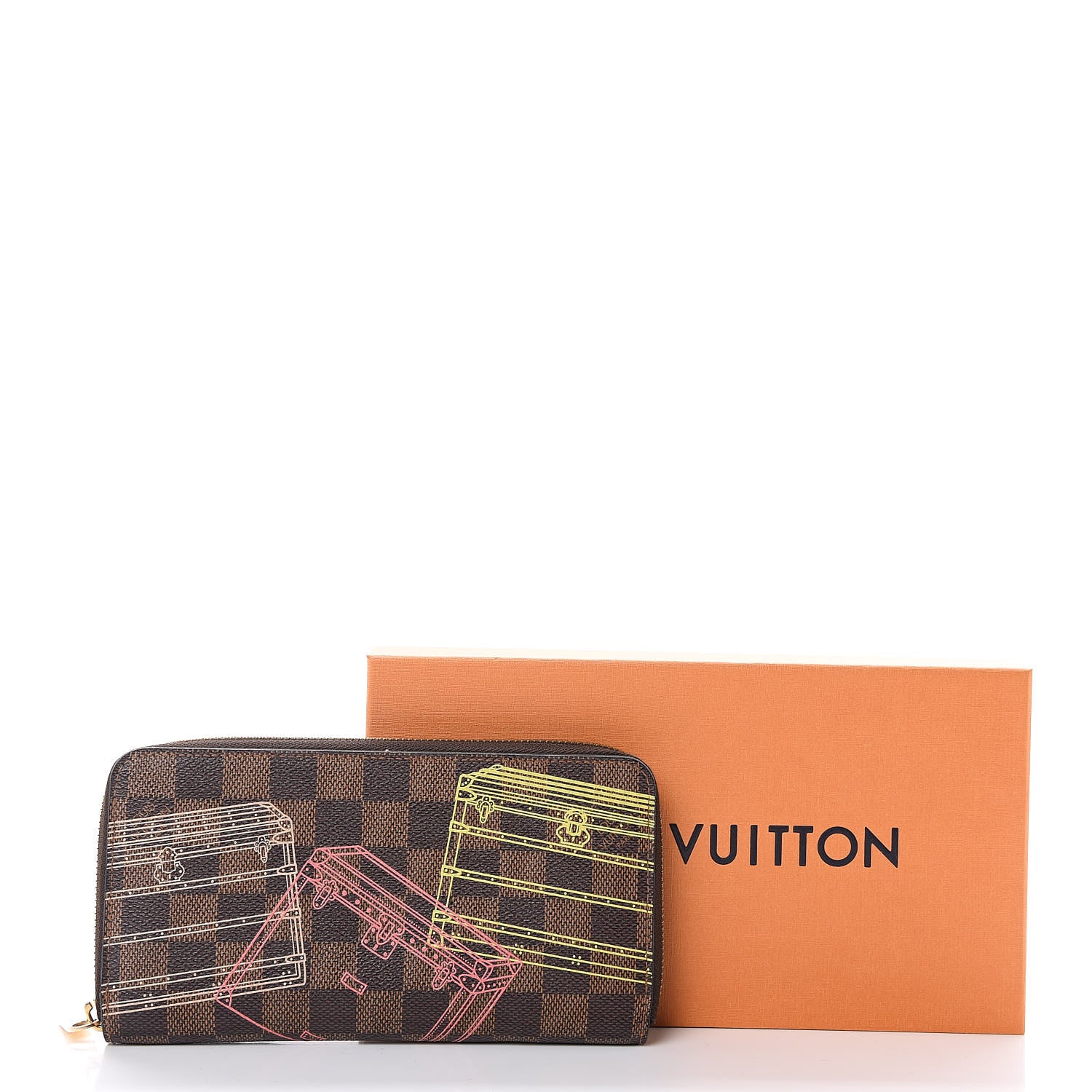 Louis Vuitton Damier Ebene 2014 Christmas Animation Zippy Wallet 8 of 8