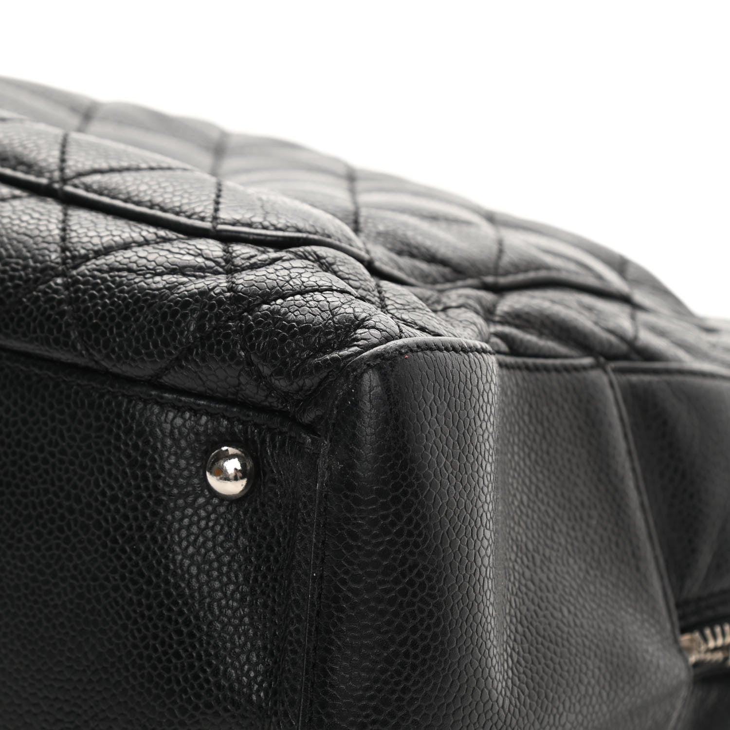 Chanel Caviar Quilted Bowler Black 11 of 14