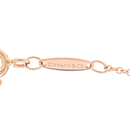 Tiffany 18K Rose Gold Diamond .17ct Elsa Peretti Diamonds by the Yard Heart Pendant Necklace 4 of 5