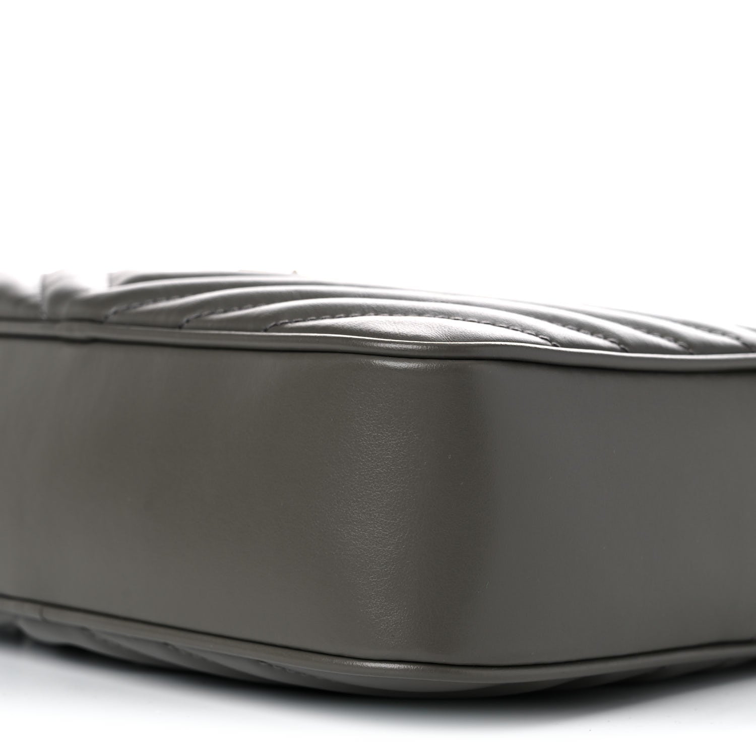 Saint Laurent Calfskin Matelasse Monogram Lou Camera Bag Grey Kaki 17 of 17