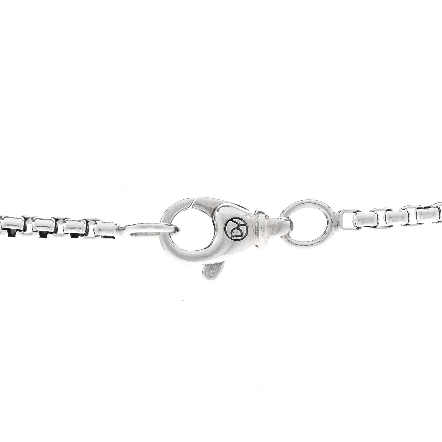 David Yurman Sterling Silver 18K Yellow Gold Diamond Citrine 17mm Albion Pendant Necklace 4 of 5