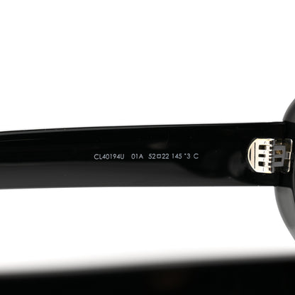 Celine Acetate Triomphe 01 Sunglasses CL 40194U Black 6 of 7