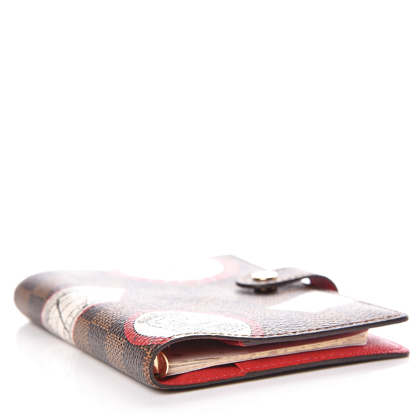 Damier Ebene Patch Small Ring Agenda Cover