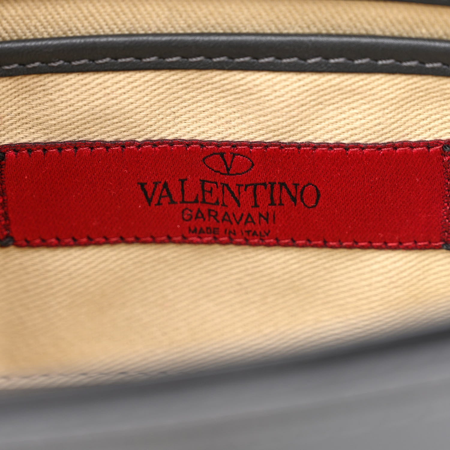 Valentino Garavani Vitello Small Rockstud Flap Saddle Bag Black 6 of 11