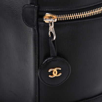 Chanel Lambskin Vanity Cosmetic Case Black 19 of 21