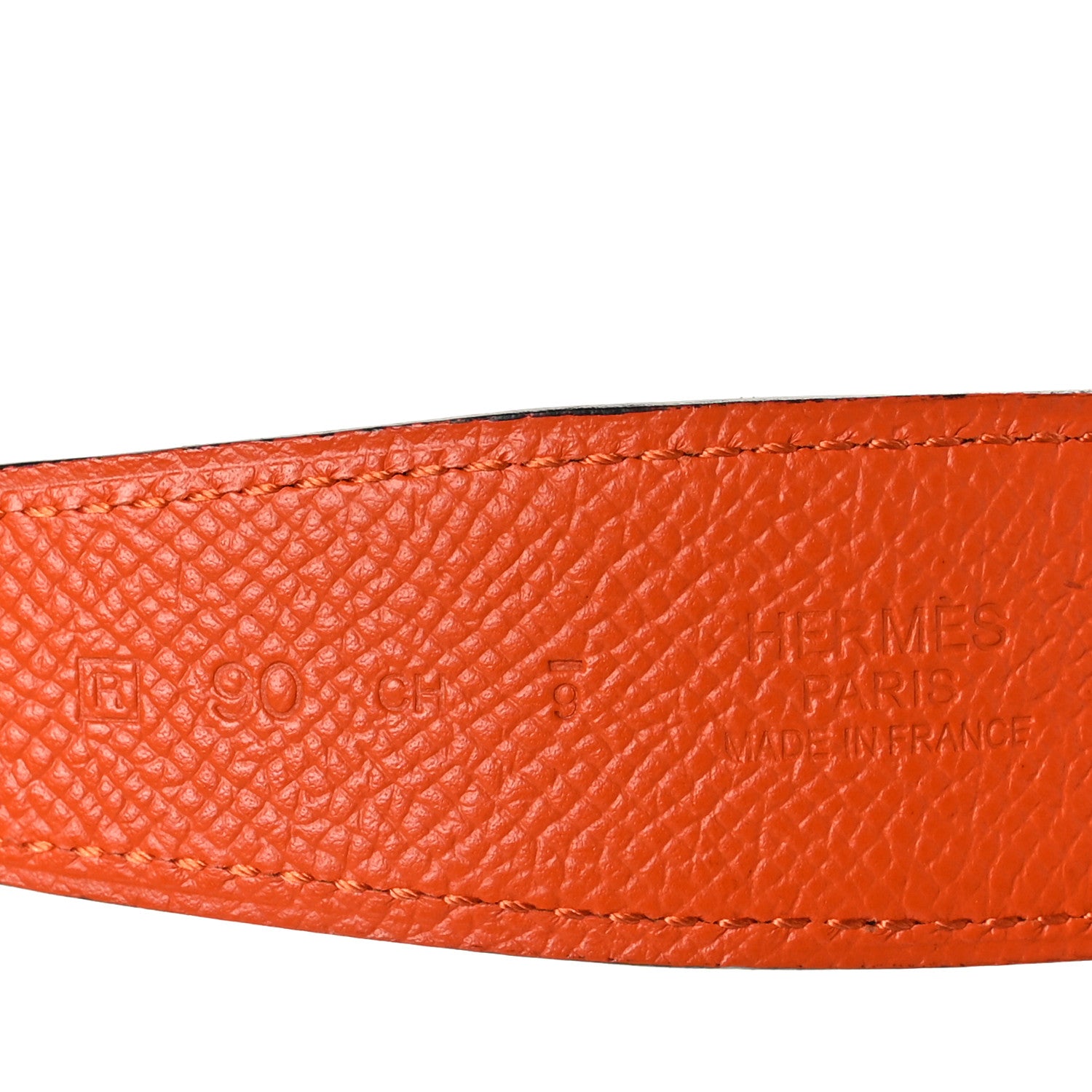 Hermes Swift Epsom 32mm Belt Strap 100 40 Black Feu 3 of 6