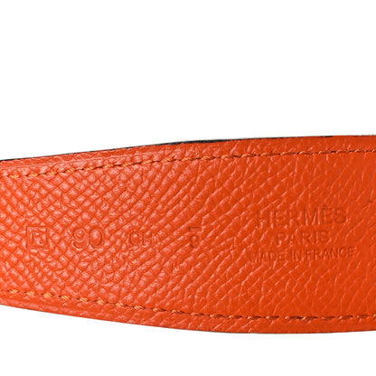 Hermes Swift Epsom 32mm Belt Strap 100 40 Black Feu 3 of 6