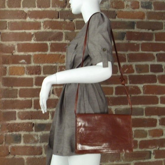 Bottega Veneta Vintage Leather Shoulder Bag Cognac 2 of 9