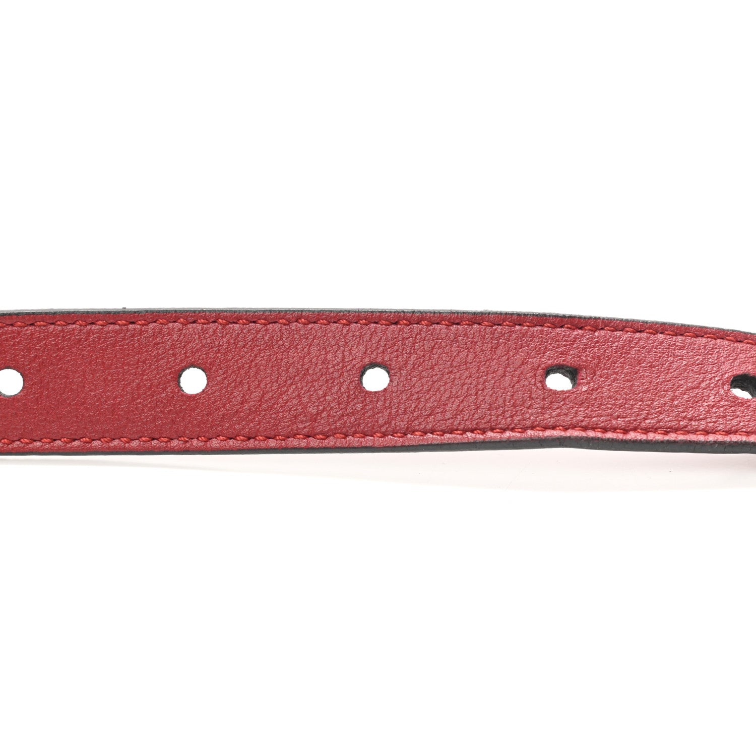 Gucci Patent Guccissima Belt 90 36 Red 4 of 6