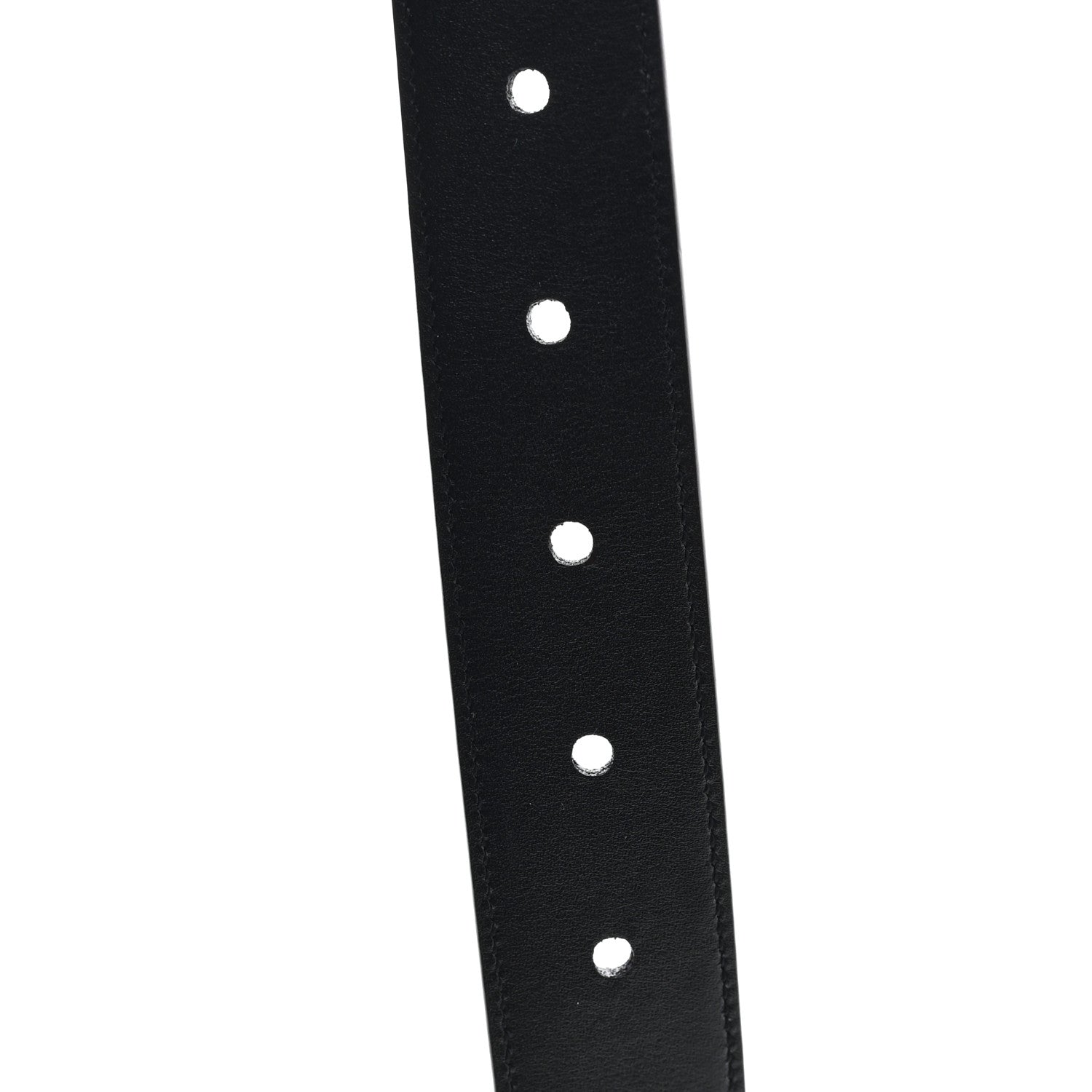 Saint Laurent Smooth Calfskin Monogram Narrow Square Buckle Belt 75 30 Burgundy 3 of 5