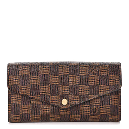 Louis Vuitton Damier Ebene Sarah Wallet NM 1 of 11