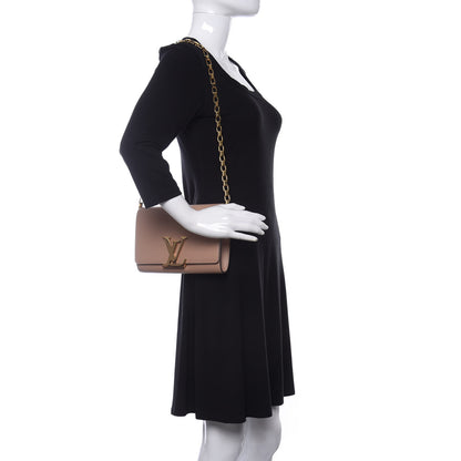 Louis Vuitton Calfskin Chain Louise Rose Poudre 2 of 9