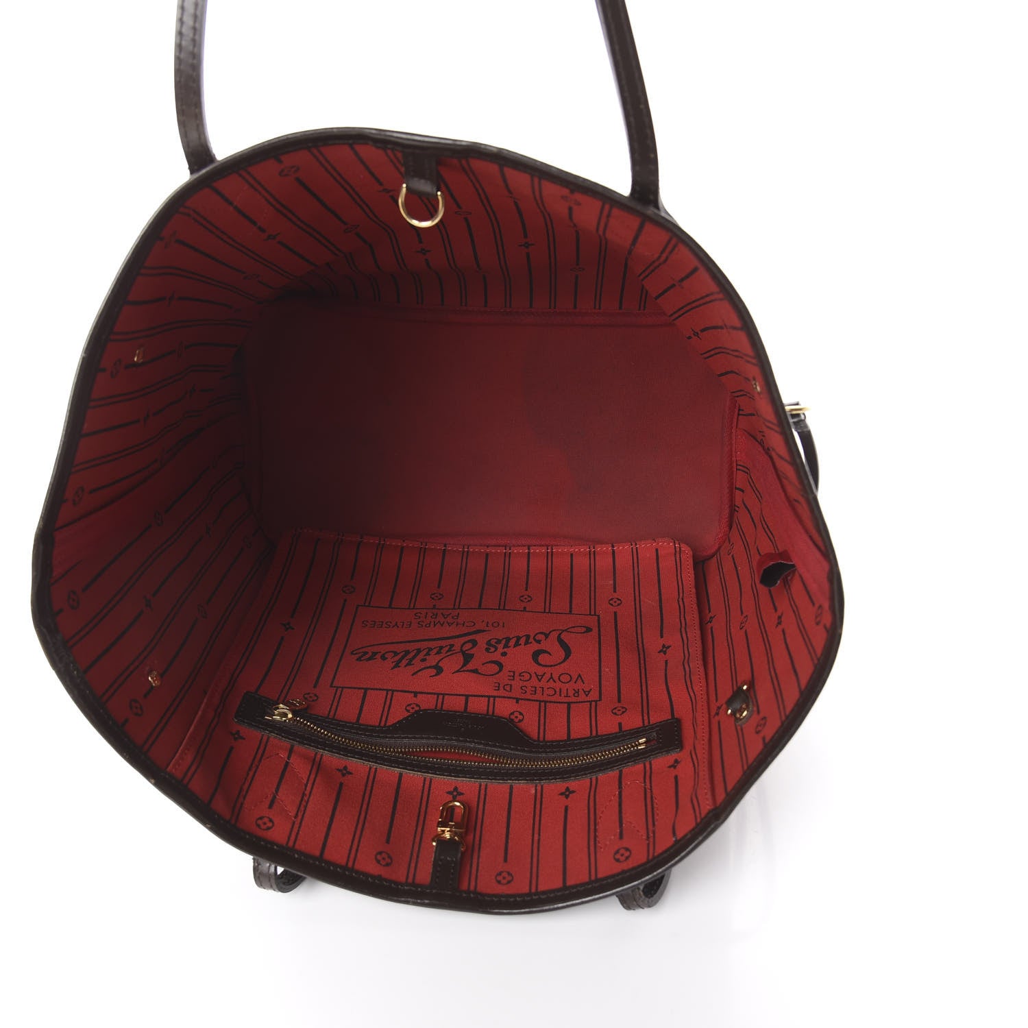 Louis Vuitton Damier Ebene Neverfull MM 4 of 8