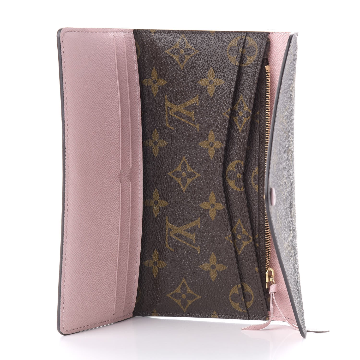 Louis Vuitton Monogram Josephine Wallet Rose Ballerine 5 of 10