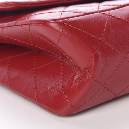 Chanel Aged Calfskin Quilted 2.55 Reissue 226 Flap Dark Red 11 of 13