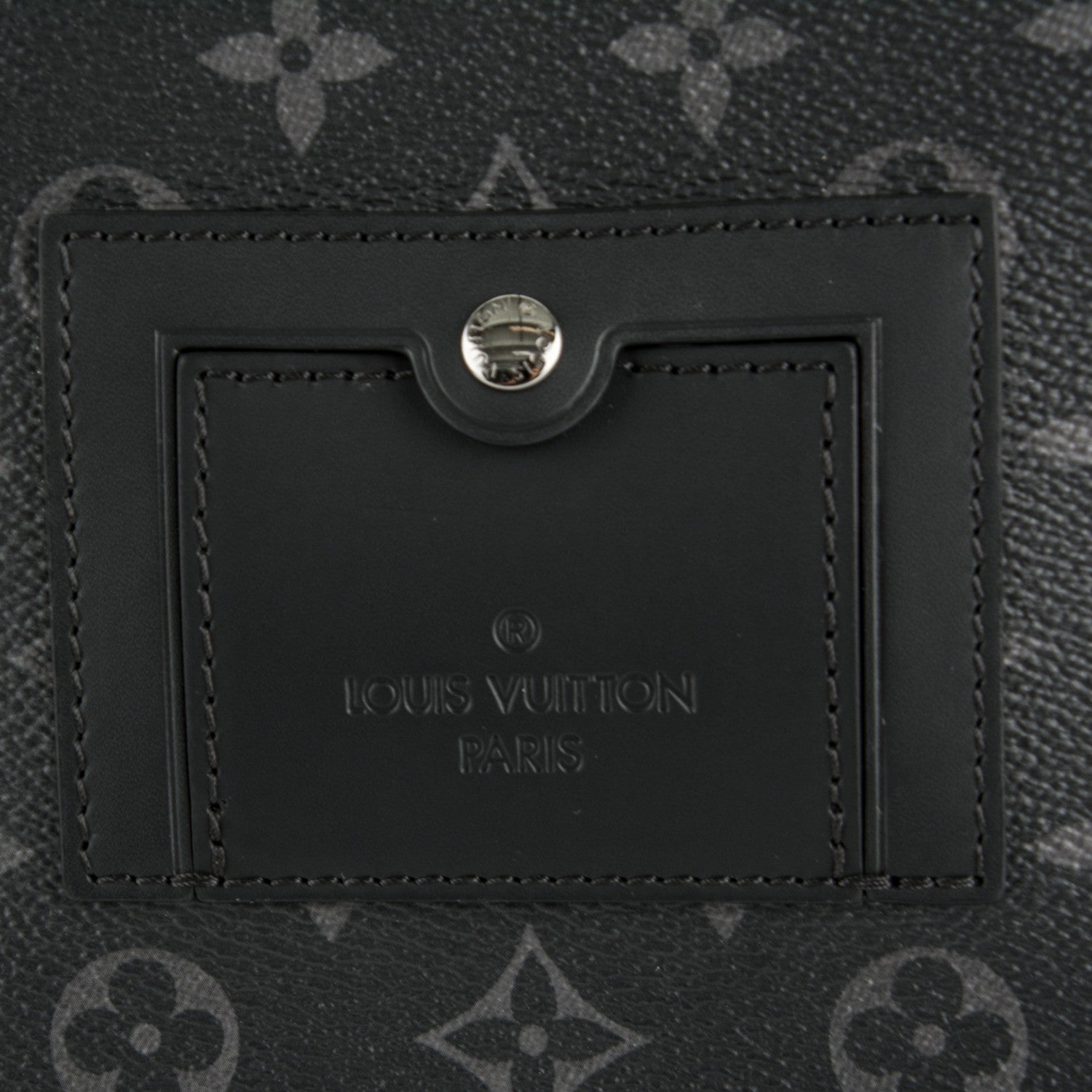 Louis Vuitton Mens Monogram Eclipse Voyager MM Messenger 8 of 8