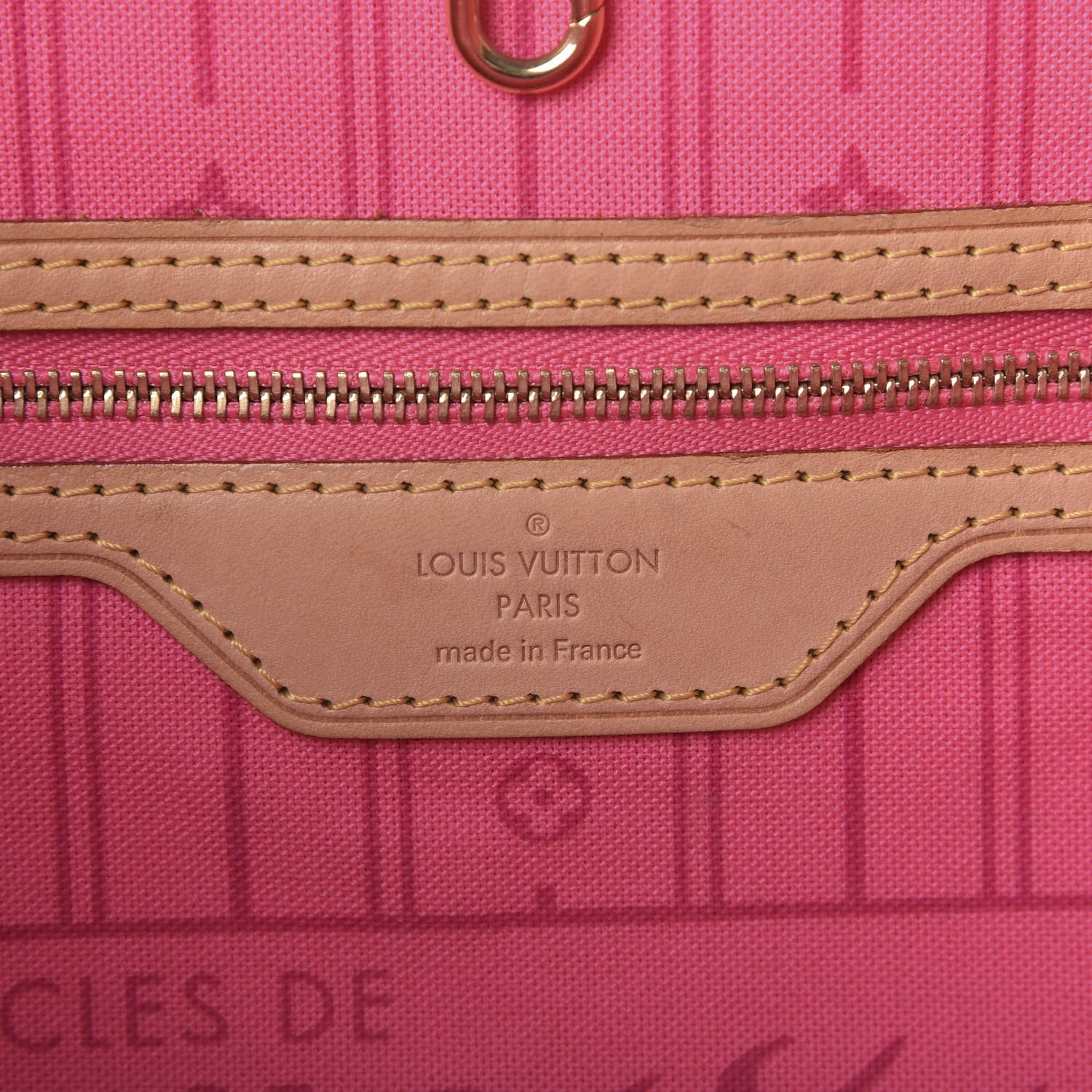 Louis Vuitton Monogram Roses Neverfull MM 8 of 9