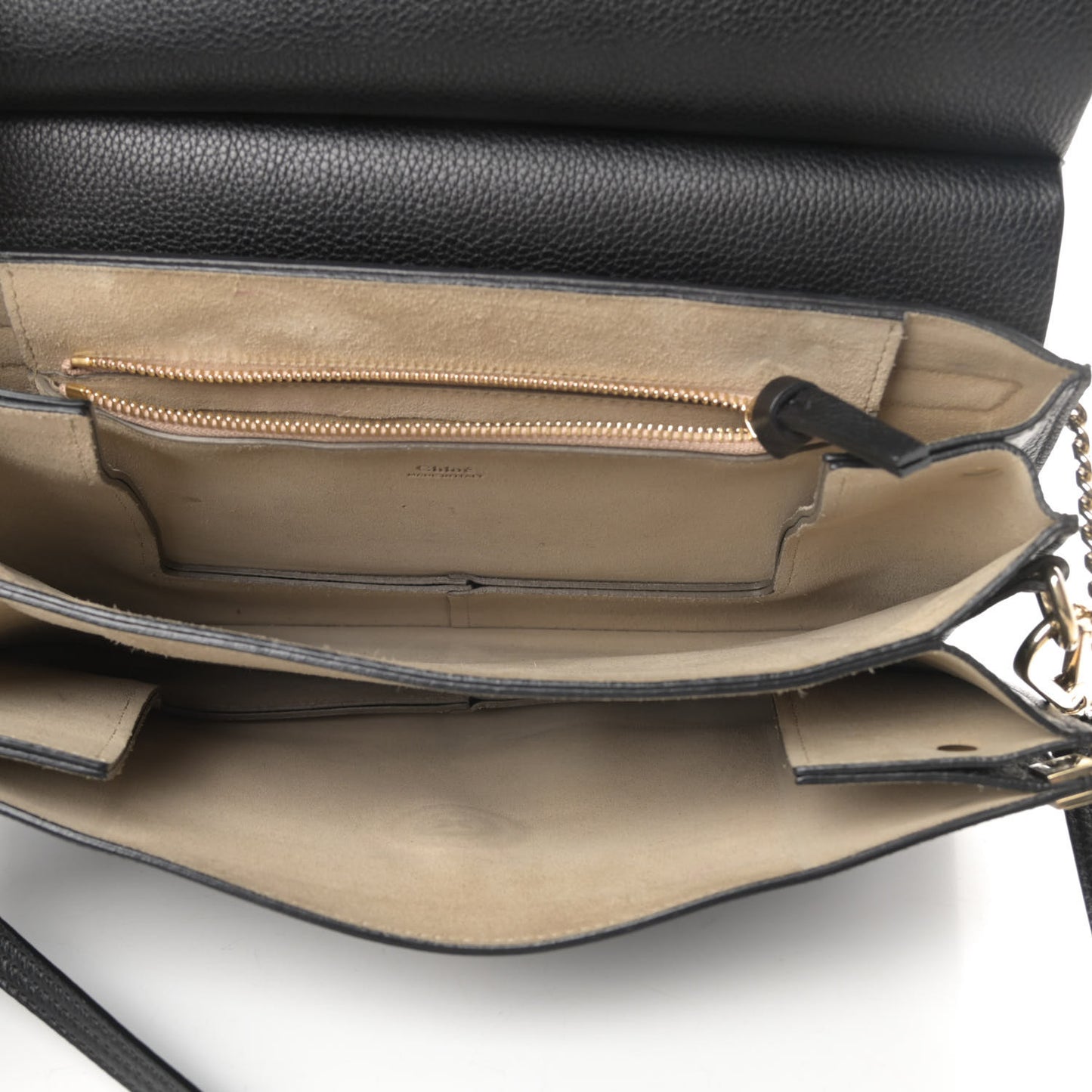 Calfskin Medium Faye Shoulder Bag Black