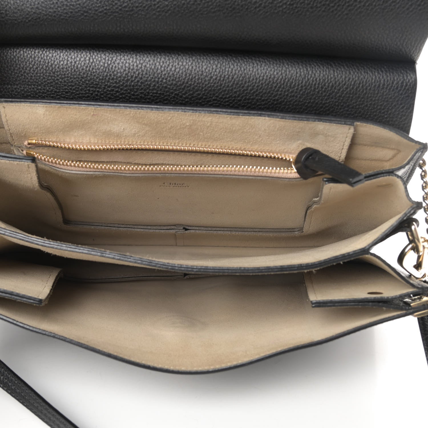 Chloe Calfskin Medium Faye Shoulder Bag Black 5 of 19