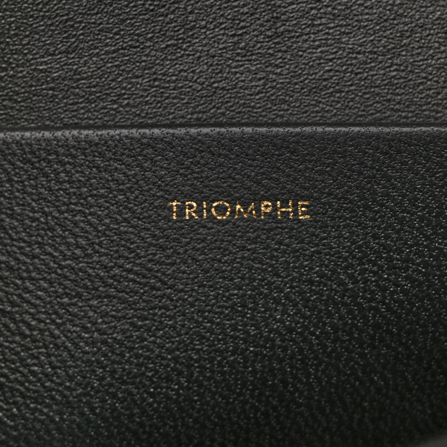 Celine Shiny Calfskin Cuir Triomphe Chain Shoulder Bag Black 7 of 12