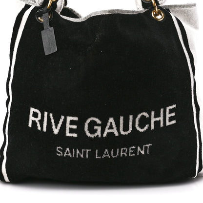 Saint Laurent Terrycloth Rive Gauche Beach Bag 9 of 12