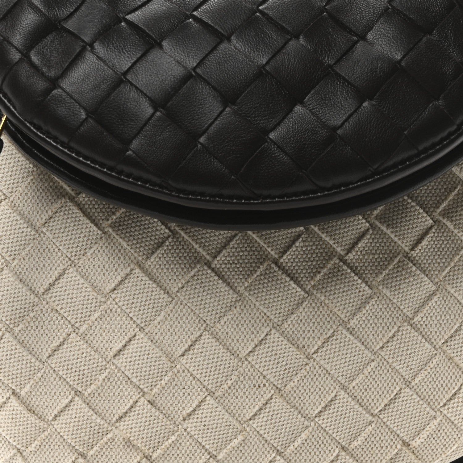 Bottega Veneta Canvas Nappa Intrecciato Small Gemelli Natural Fondant 8 of 10