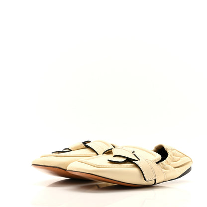 Loewe Lambskin Gate Loafers 36 Milk 4 of 13