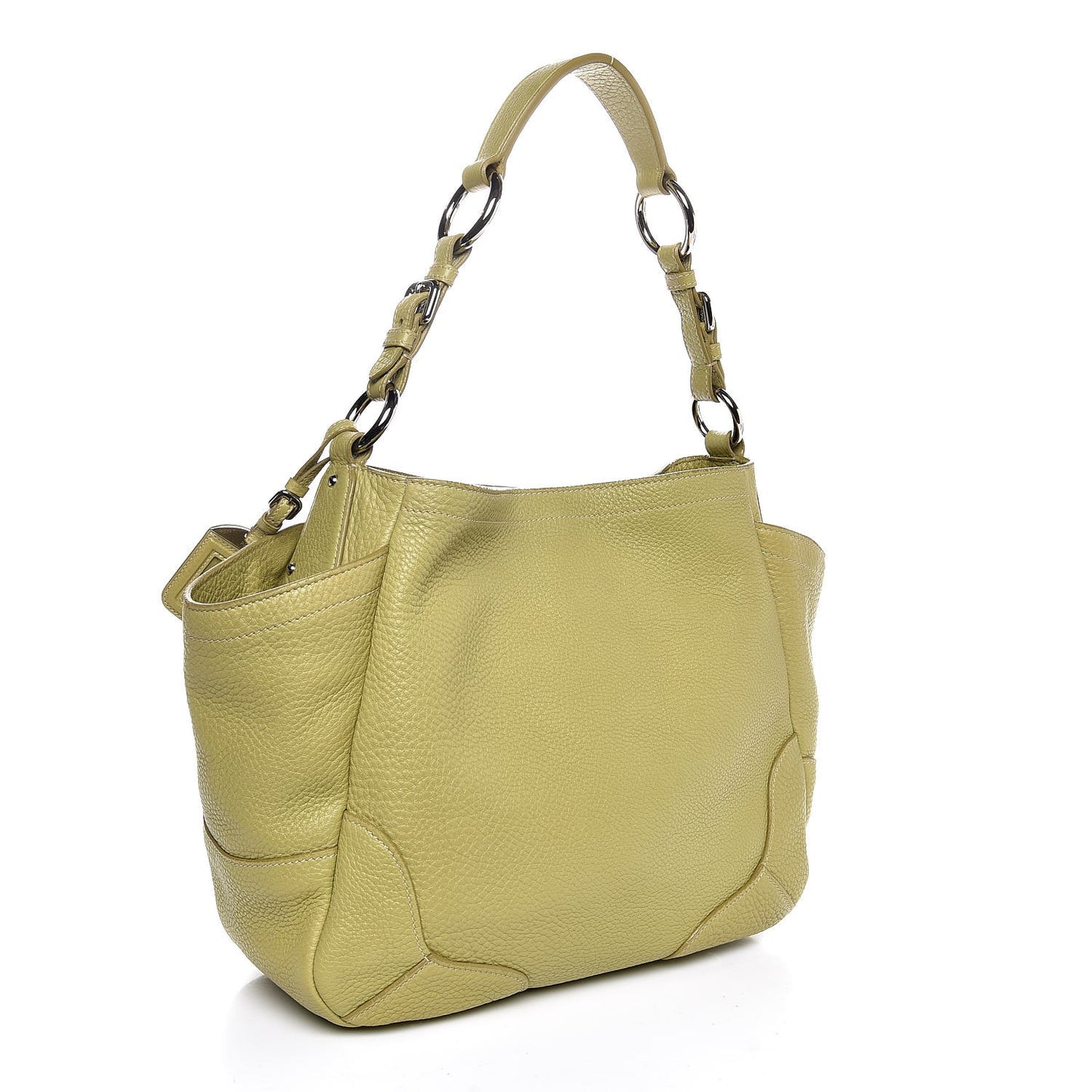 Vitello Daino Side Pocket Hobo Cedro