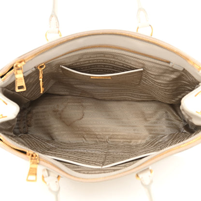 Prada Saffiano Lux Large Galleria Double Zip Tote Talco 5 of 24