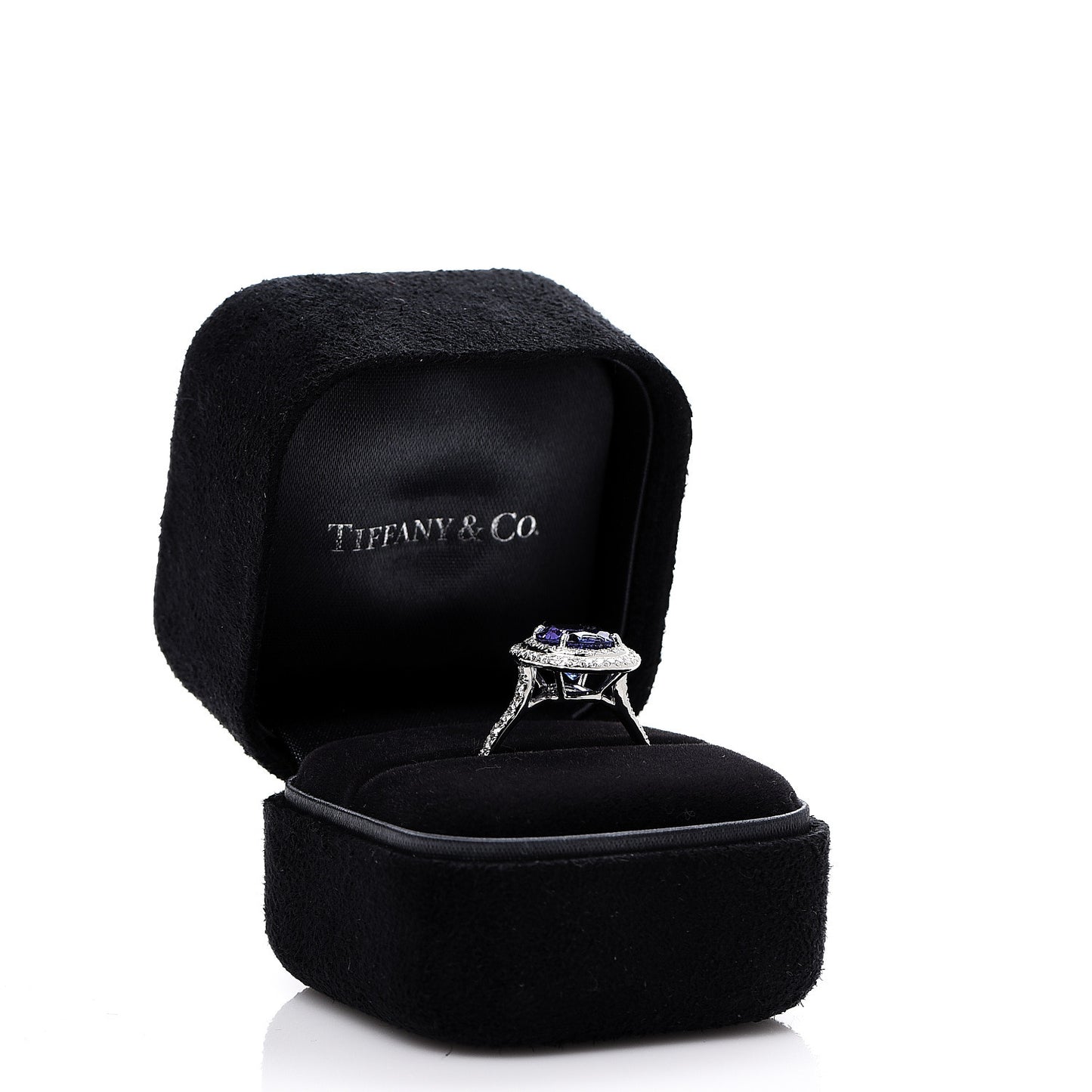 Platinum Diamond Tanzanite Soleste Ring 54 6.75