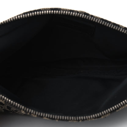 Christian Dior Monogram Mini Saddle Pochette Black 4 of 10