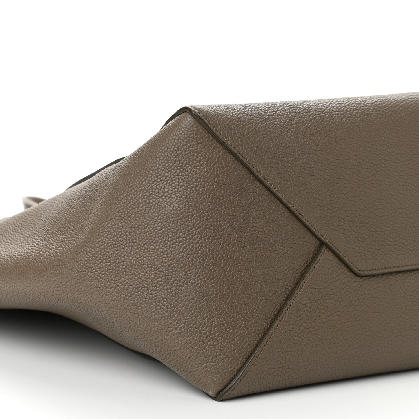 Soft Grained Calfskin Small Belt Cabas Phantom Taupe