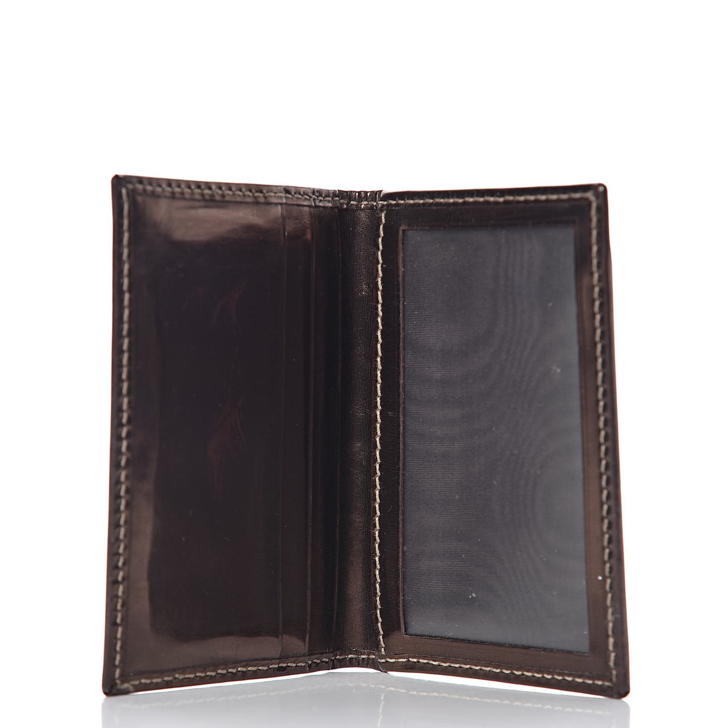 GG Plus Monogram Joy ID Card Wallet Dark Brown