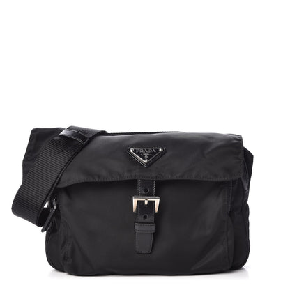 Prada Nylon Vela Messenger Black 1 of 9