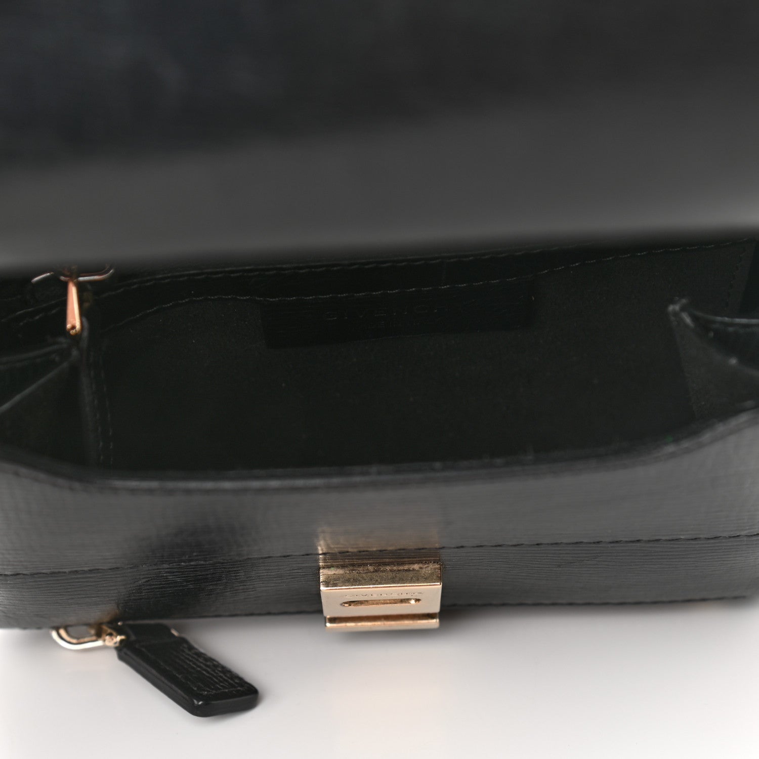 Givenchy Textured Calfskin Mini Pandora Box Crossbody Bag Black 7 of 13