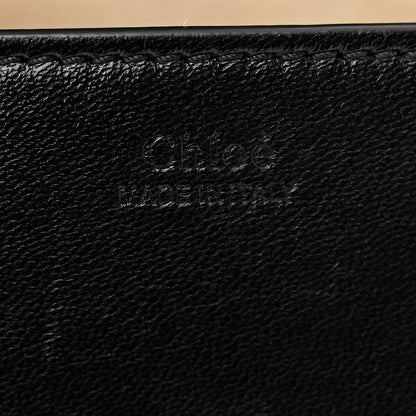 Chloe Calfskin Embroidered Drew Shoulder Bag Black 6 of 10