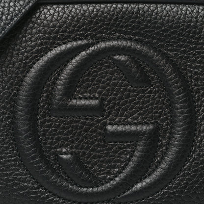 Gucci Pebbled Calfskin Mini Soho Disco Bag Black 8 of 10