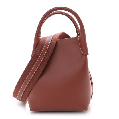 Loro Piana Smooth Calfskin Micro Bale Bag Deep Kummel 1 of 9