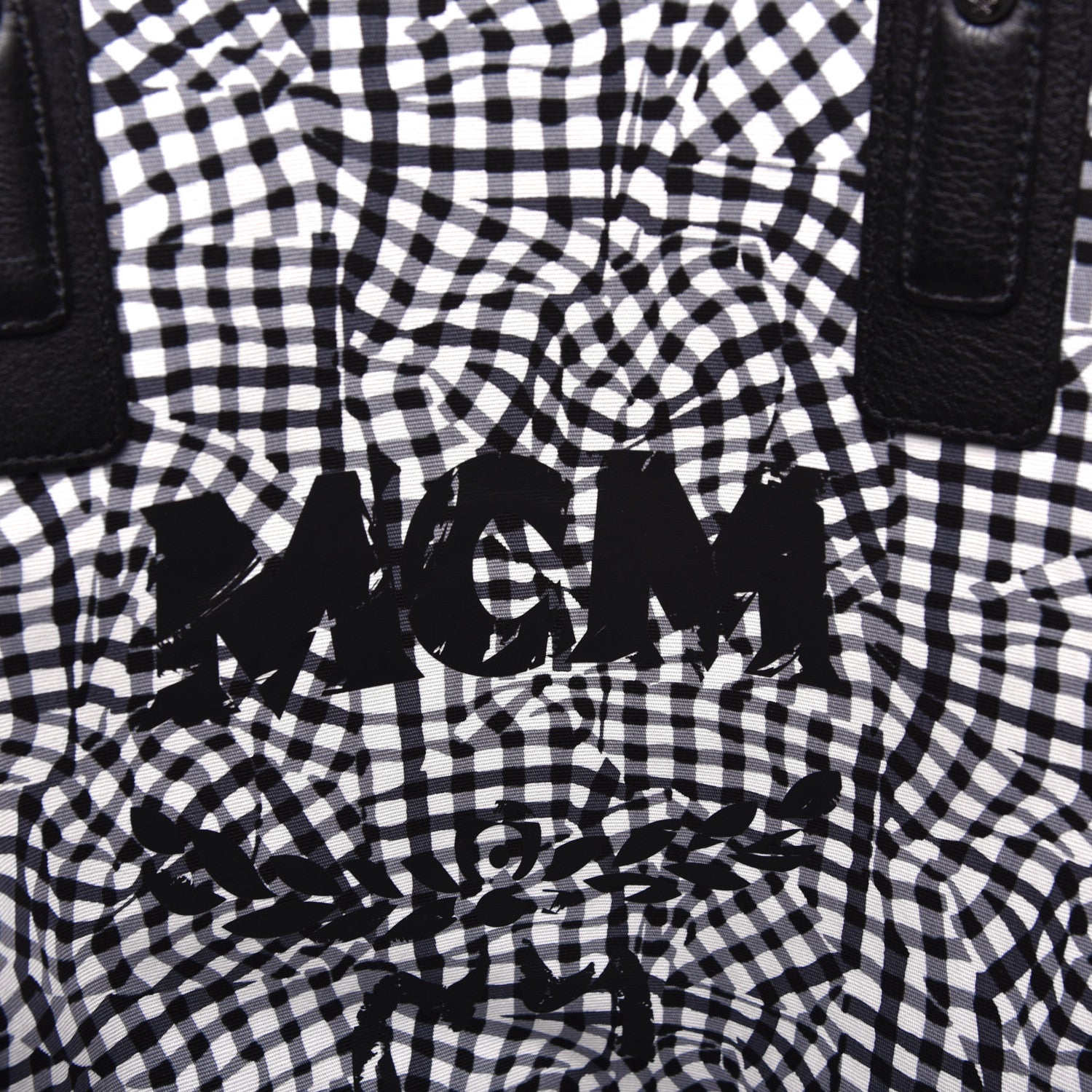 MCM Visetos Large Liz Reversible Shopper Tote Black 11 of 16