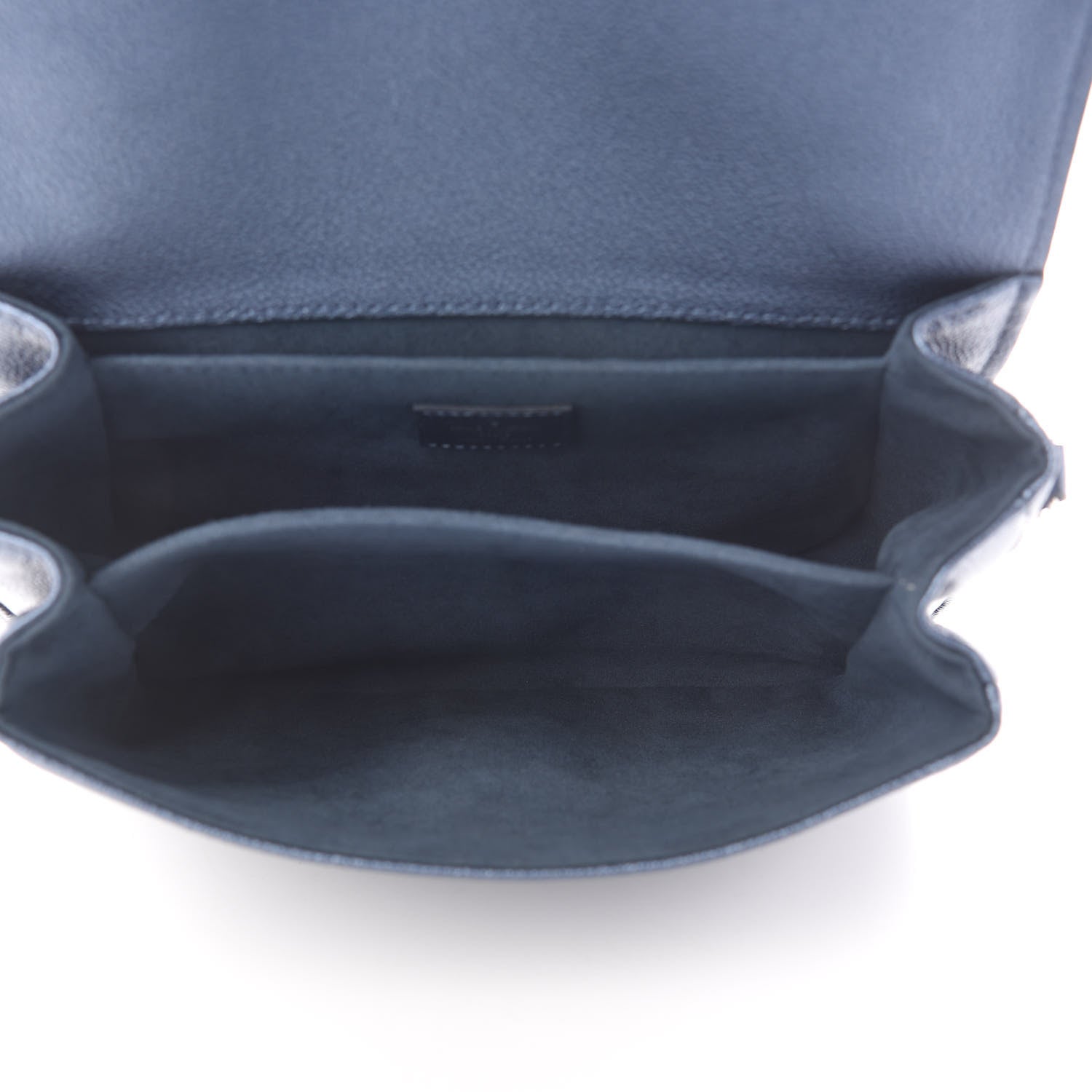 Louis Vuitton Metallic Empreinte Monogram Giant Pochette Metis Navy Nacre 5 of 8