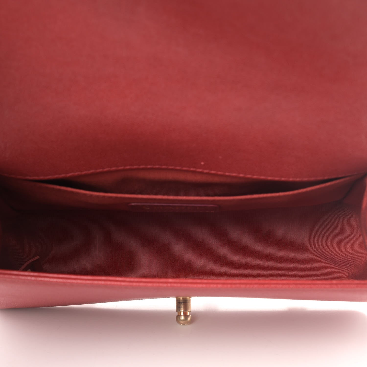 Chanel Caviar Quilted Medium Boy Flap Red 4 of 5