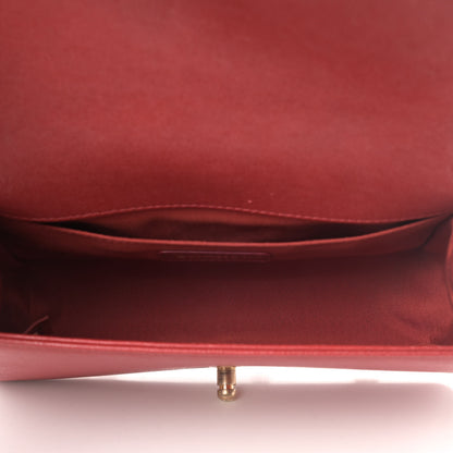 Chanel Caviar Quilted Medium Boy Flap Red 4 of 5