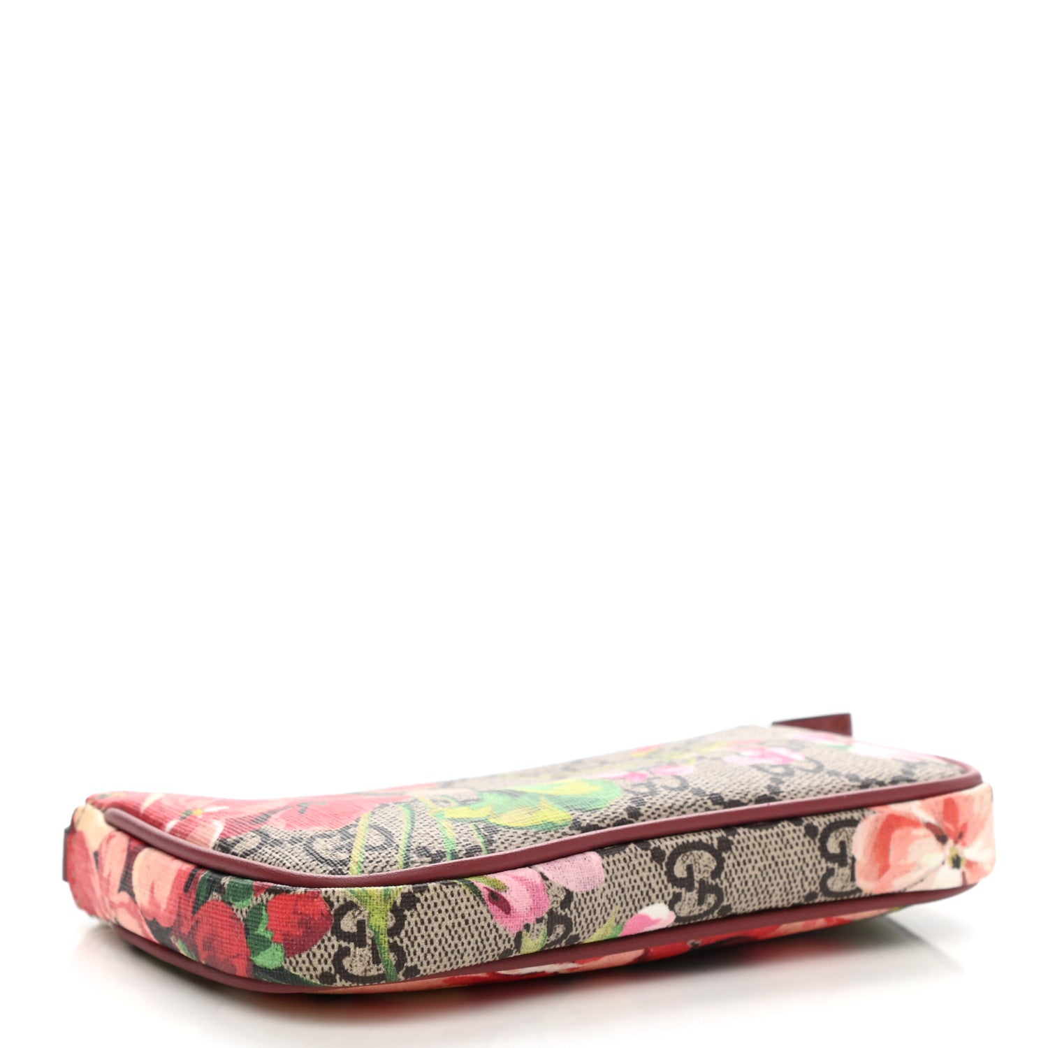 Gucci GG Supreme Monogram Blooms Mini Chain Bag Beige Multicolor Dry Rose 4 of 7