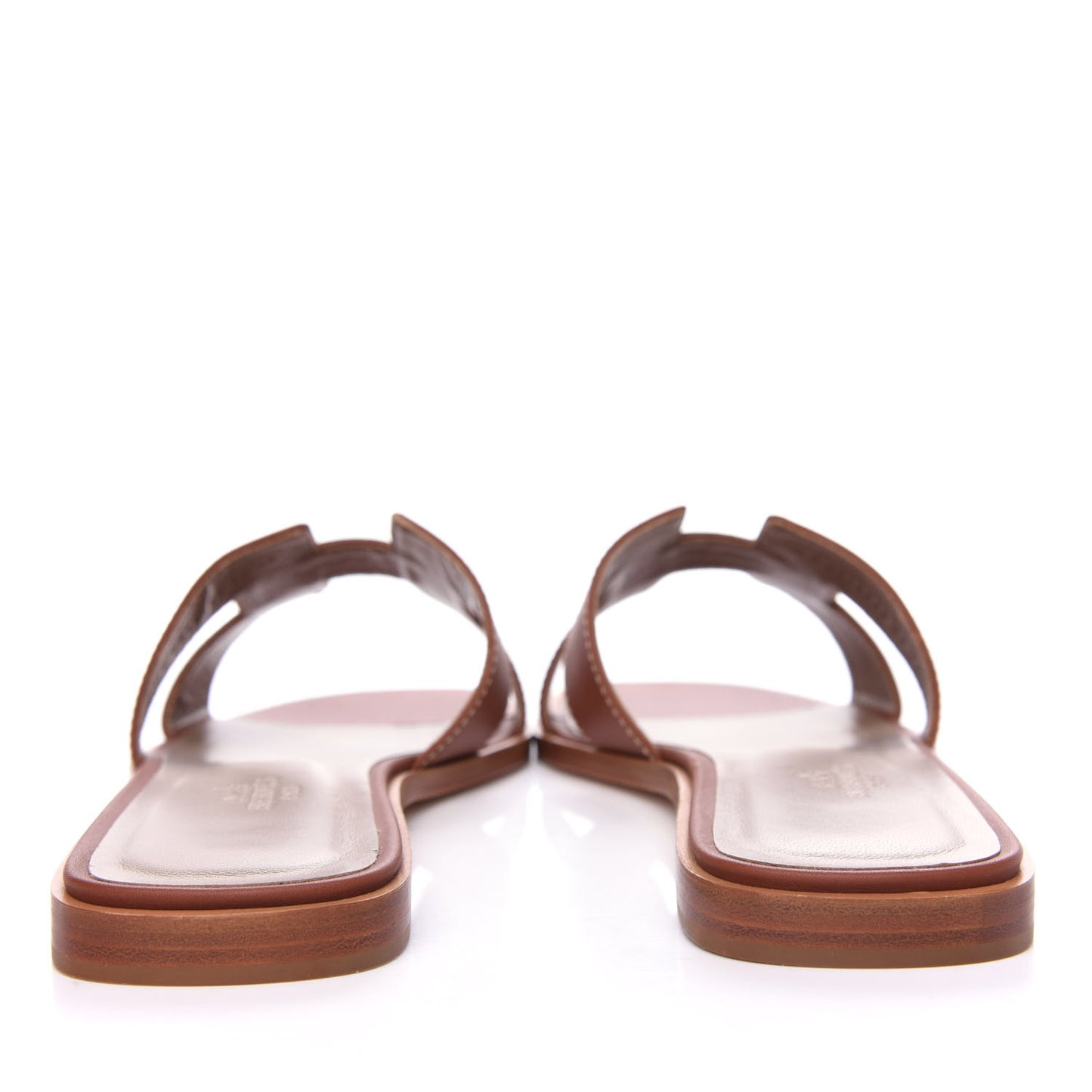 Box Calfskin Oran Sandals 39 Gold